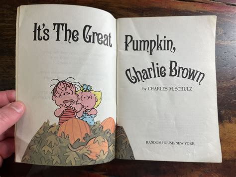 Its The Great Pumpkin Charlie Brown By Charles M Schulz Very Good