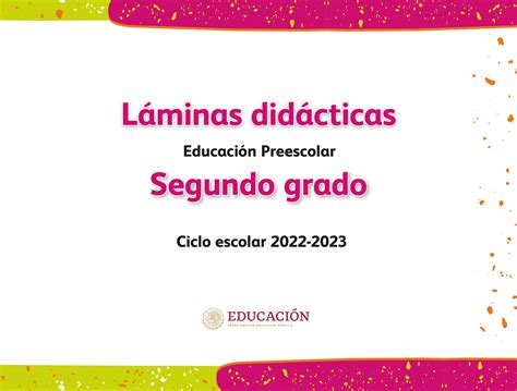 L Minas Did Cticas Preescolar Segundo Grado Libros De Texto