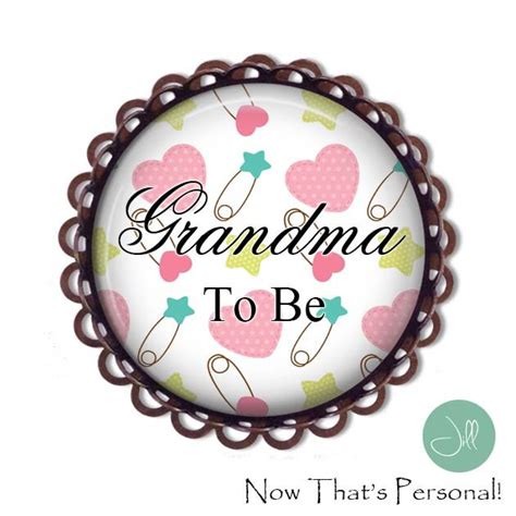 Grandma Baby Shower Pin Baby Shower Corsage Pin Grandma To Etsy