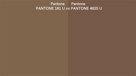 Pantone 161 U Vs Pantone 4625 U Side By Side Comparison