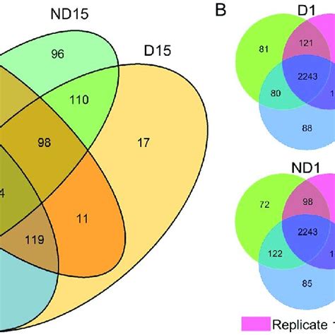 Venn Diagram Of Proteins Identified From Non Diapause Nd And