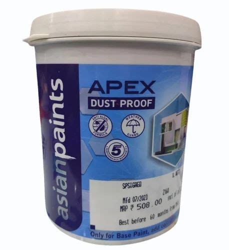 Asian Apex Dust Proof Paint Ml At Rs Bucket In Bhubaneswar