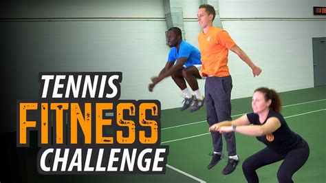 Tennis Fitness Challenge Try This Tennis Workout At Home Youtube