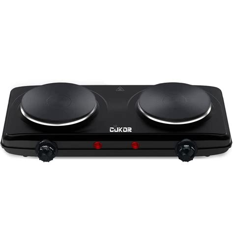 Cukor Electric Hot Plate 1800w Countertop Burner Dual Electric Stove