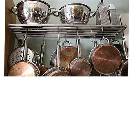 Ikea Grundtal Stainless Steel Wall Shelf Rail And 15 Large Hooks Set Kitchen Storage And