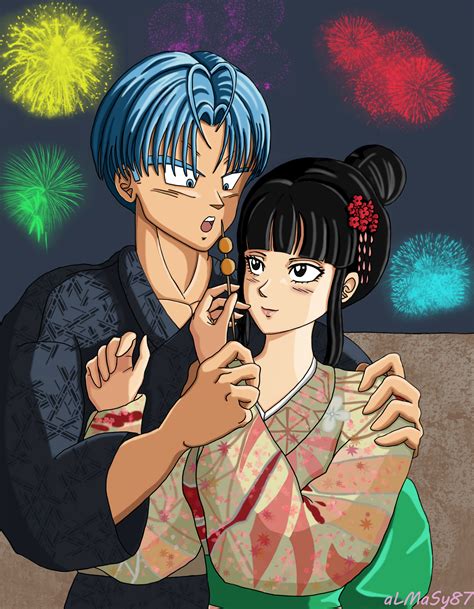 Trunks*Mai - Summer Festival by almasy87 on DeviantArt