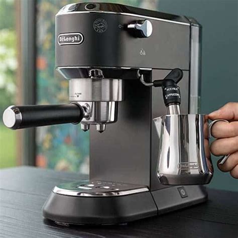 Delonghi Coffee Machine W Bar Dedica Style Pump Espresso Black