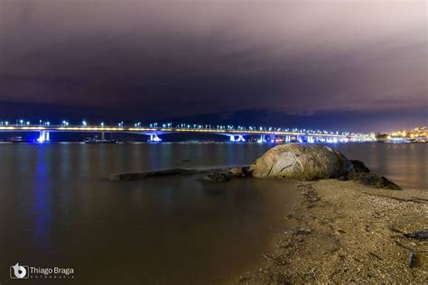 Da série Florianópolis noturna Ponte Colombo Salles e Pedro Ivo