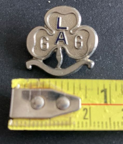 Vintage Girl Guides Local Association Trefoil Promise Badge Ebay