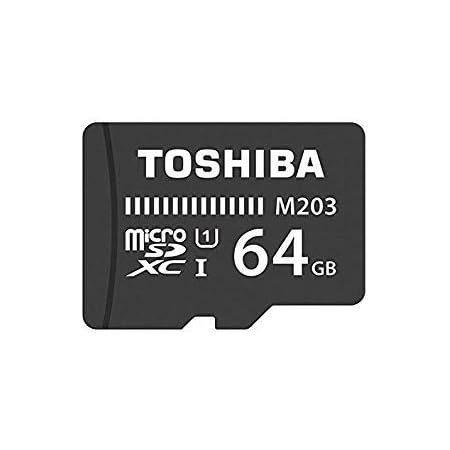 Amazon 64GB microSDXCカード マイクロSD TOSHIBA 東芝 EXCERIA M203 CLASS10 UHS I