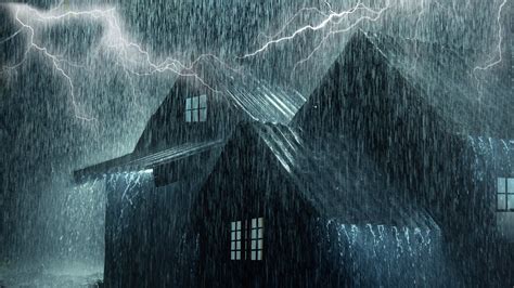 Fall Asleep Fast With Thunderstorm Sounds Strong Rainstorm Intense