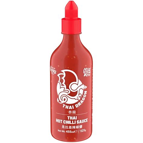Thai Dragon Hot Chilli Sauce 455ml Wilko