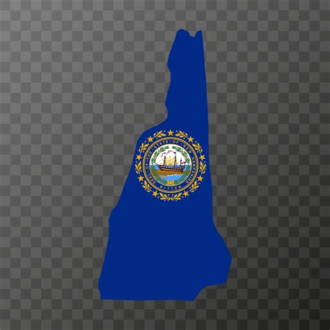 New Hampshire state flag. Vector illustration. 13430982 Vector Art at ...