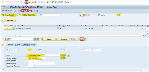 Automatic Creation Of Po By Goods Receipts Sap Community