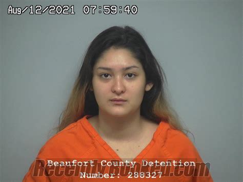 Recent Booking Mugshot For Angelica Esmerelda Toscano In Beaufort