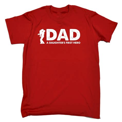 Dad A Daughters Firsto T Shirt Tee Father Daddy Funny Birthday T