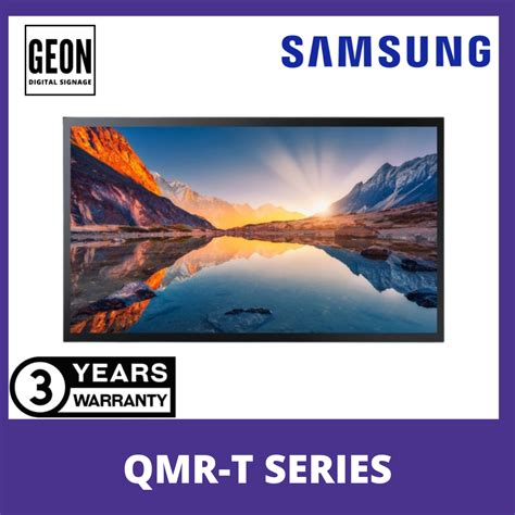 Samsung Lh Qmr Tbgc Qmr T Series Led K Uhd Digital Flipboard