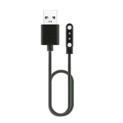 60cm 2 Pins Universal USB Data Charging Cables Magnetic For Smart Watch