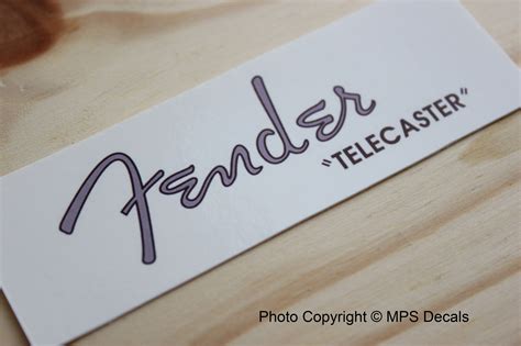 Fender Telecaster 50s Style Guitar Headstock Waterslide Decal