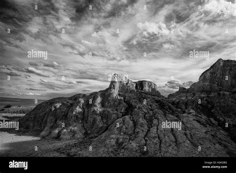 Butte landforms monument Black and White Stock Photos & Images - Alamy