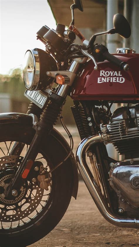 Royal Enfield Live Red Interceptor Red Bike Interceptor 650 Sidelook Hd Phone Wallpaper