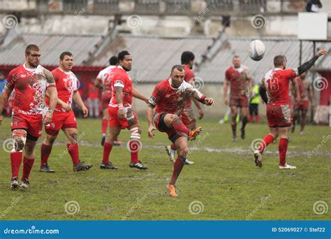 Rugby action - drop kick editorial photography. Image of grip - 52069027