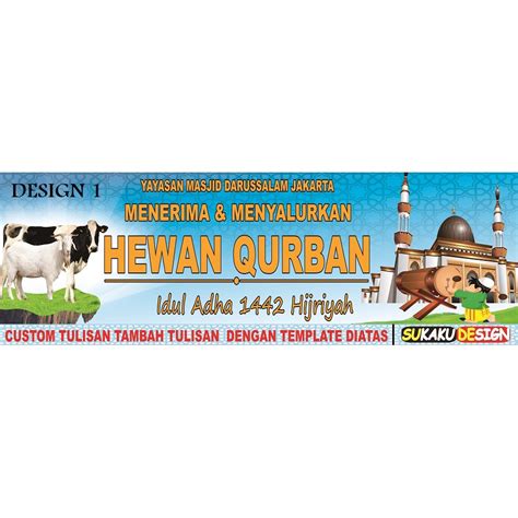 Free Desain Spanduk Qurban Coreldraw Cdr Desain Banner Desain Spanduk