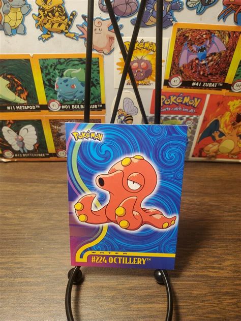 Pokémon Topps Johto Series 1 Remoraid 223 And Octillery 224 Blue