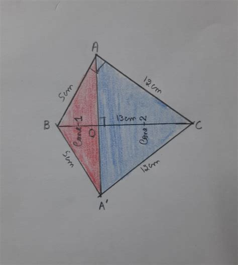 A Right Triangle With Sides Cm Cm And Cm Is Revolved About The