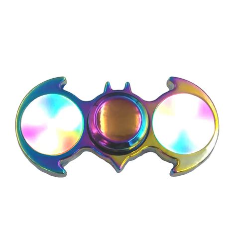 Led Light Fidget Spinner Bat Flashing Fidget Gyro Toy Edc Hand Finger