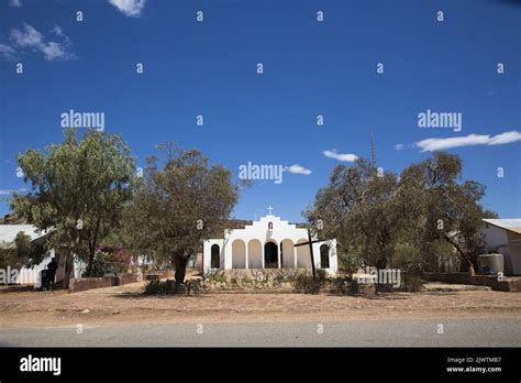 Catholic Church In The Centre Of Town In The Santa Teresa Aboriginal