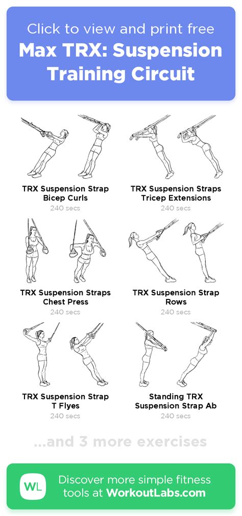 Trx Workout Plan Printable Printable Word Searches