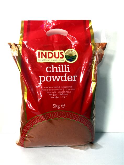 INDUS CHILLI POWDER 5KG AIB Myspiceshop Co Uk