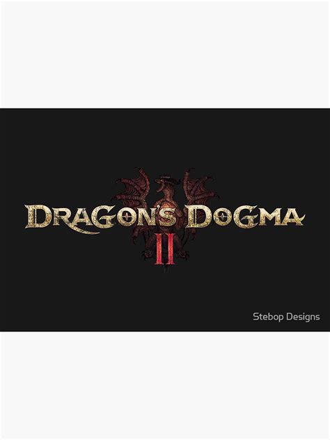 "Dragon's Dogma 2 Distressed Logo" Art Board Print for Sale by Stebop ...