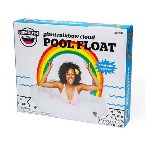 Giant Rainbow Pool Float Fat Brain Toys