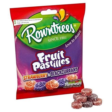 Buy Rowntrees Red And Black Fruit Pastilles Sharing Bag 150g X8 Bags