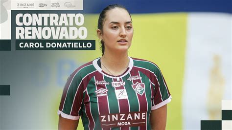 Fluminense Renova Carol Donatiello Por Mais Uma Temporada