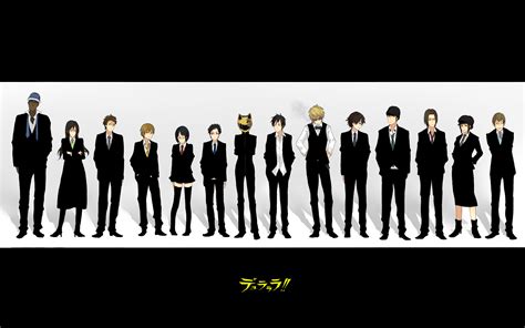 Durarara Hd Wallpaper A Stylish Ensemble Of Characters