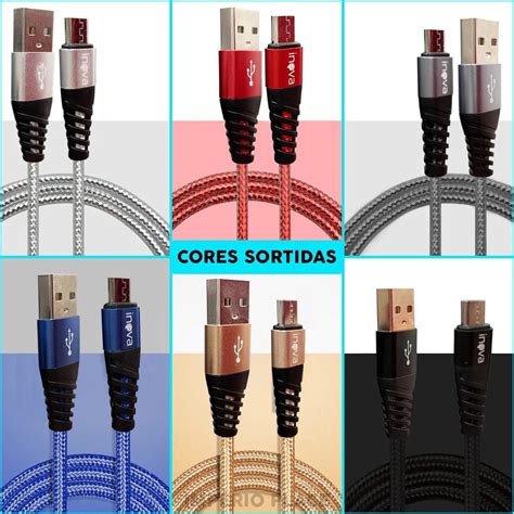 Cabo Tipo C Usb Carregador Ultra Rápido 2 metros Resistente 2 Metros