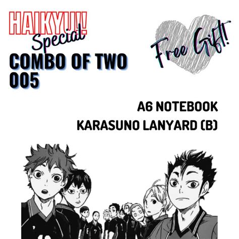 Haikyuu Set Box Haikyuu Gift Box Combo Of Two With Box Fan