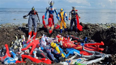 ULTRAMAN TARO DAN ULTRAMAN ZERO TERKUBUR DI AIR THOR MENINGGAL