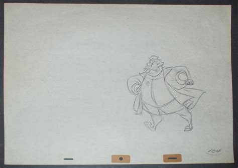 Original Walt Disney Production Drawing from Sleeping Beauty featuring ...