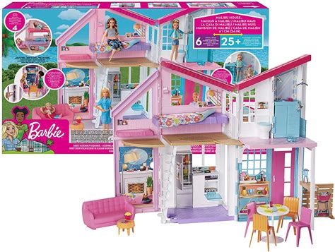 Barbie Fxg57 Malibu House Playset Leļļu Māja Barbie