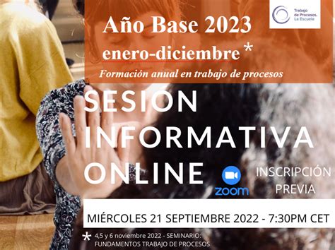 Año Base 2023 Sesión online informativa miércoles 21 de septiembre