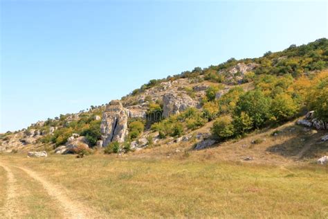 Mountain Landscape With Some Of The Oldest Limestone Rock Formations In