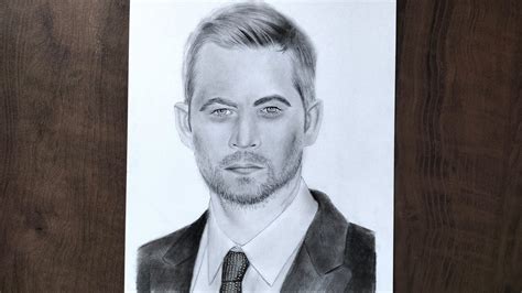 Paul Walker Sketch Paul Walker Drawing By Ajay Arts Fast And Furious