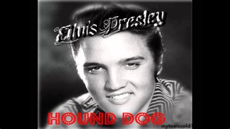 Elvis Presley Hound Dog With Lyrics Youtube