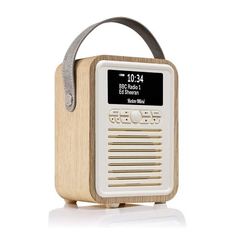 Buy Vq Retro Mini Portable Dab Radio With Bluetooth Speaker And Aux Dab Fm Bedside Dual Alarm