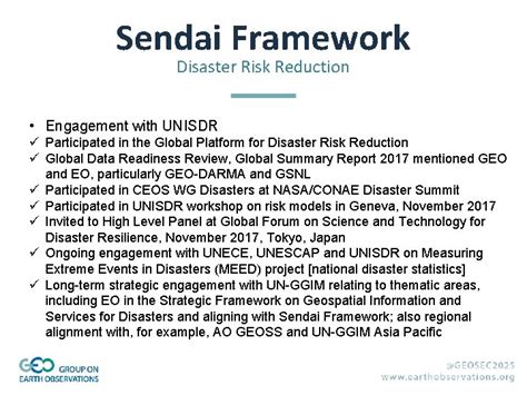 Engagement Priority Sendai Framework Disaster Risk Reduction Caretaker