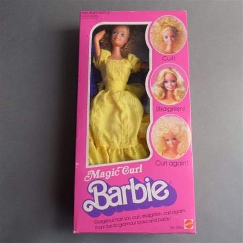 Precintado Barbie Magic Curl En Su Caja Original Mattel 1981